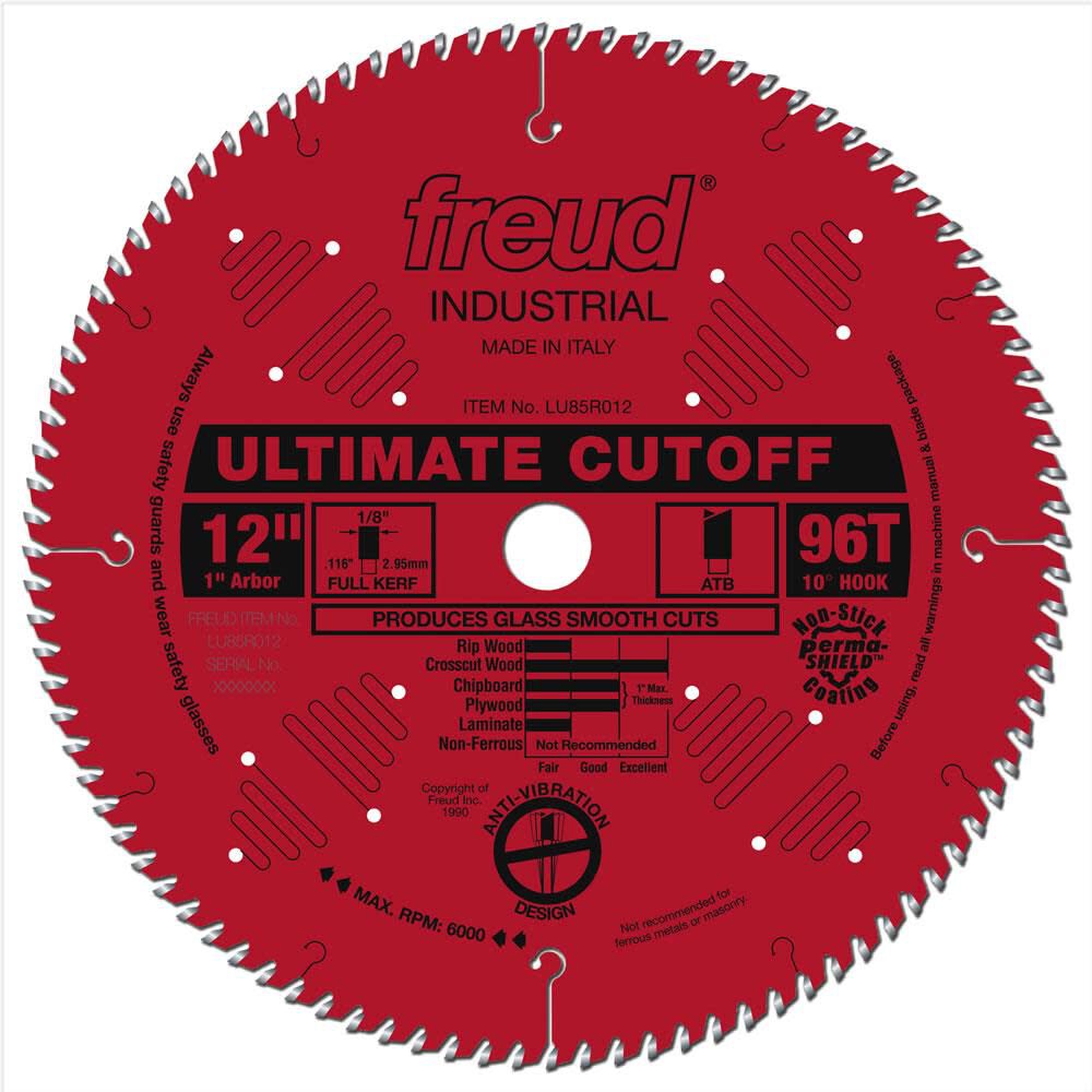 12in Ultimate Cut-Off Blade with Perma-SHIELD Coating LU85R012