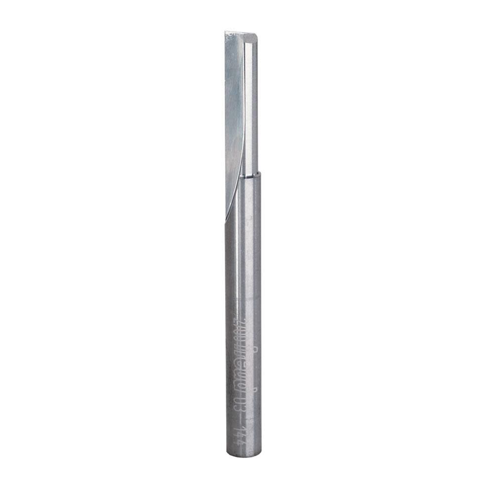 1/4 In. (Dia.) Single Flute Straight Bit with 1/4 In. Shank 03-144