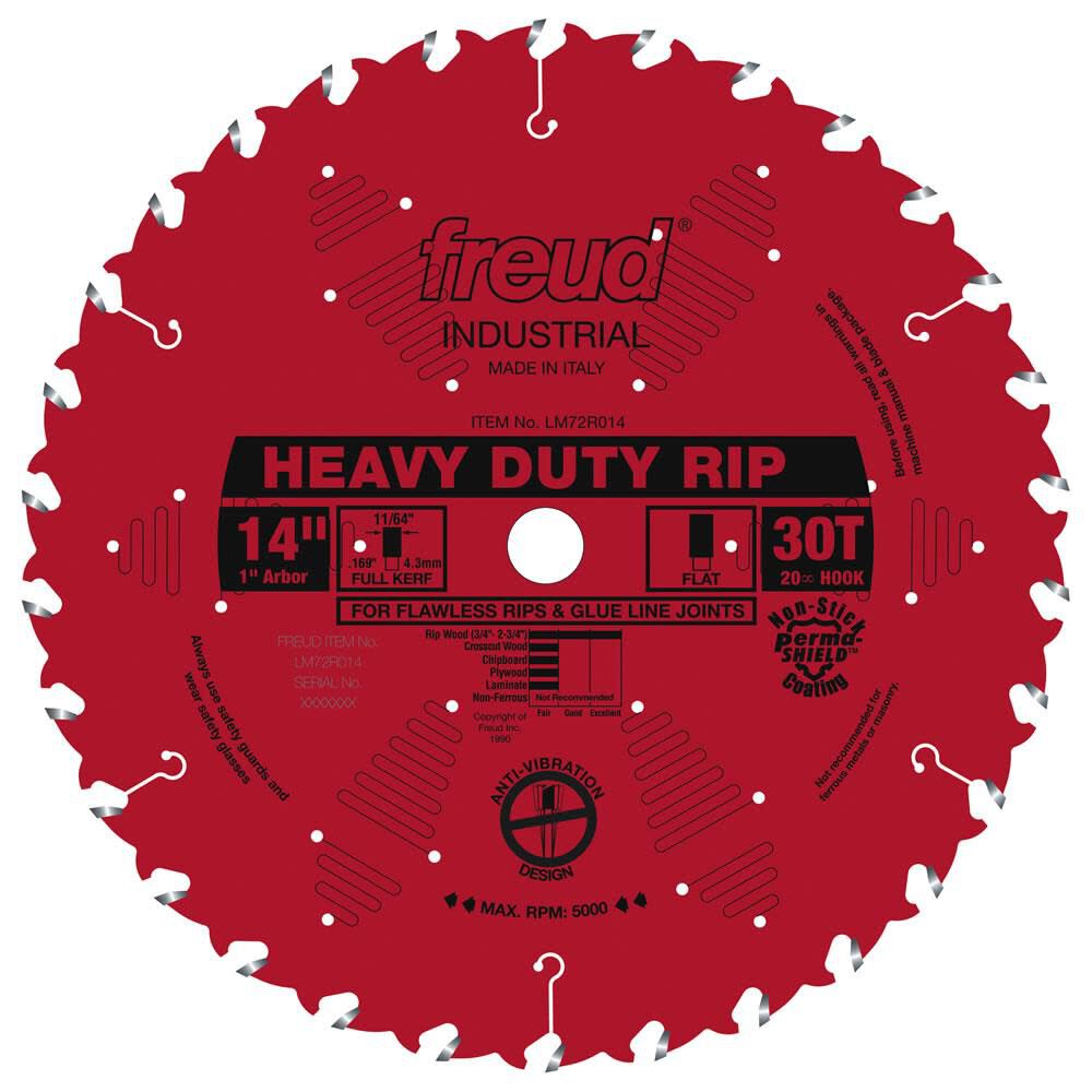 14 In. x 30T Heavy-Duty Rip Blade LM72R014