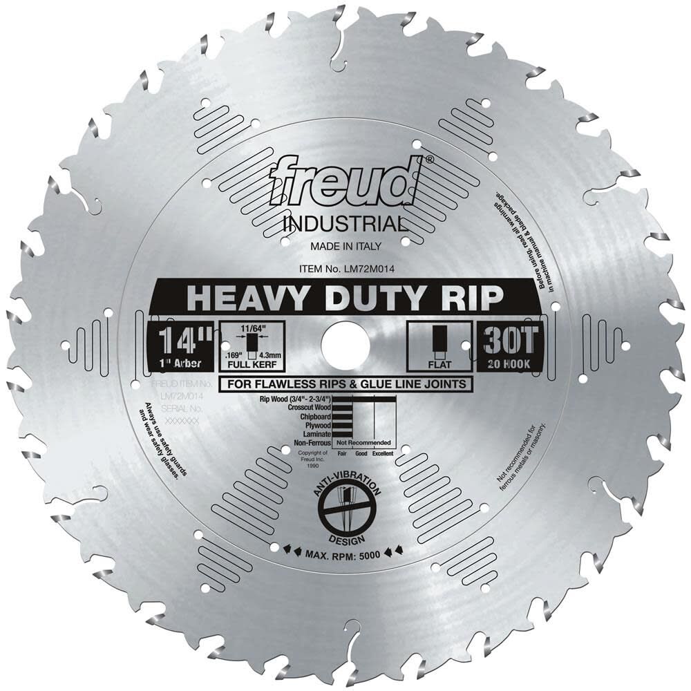 14in Industrial Rip Blade LM72M014