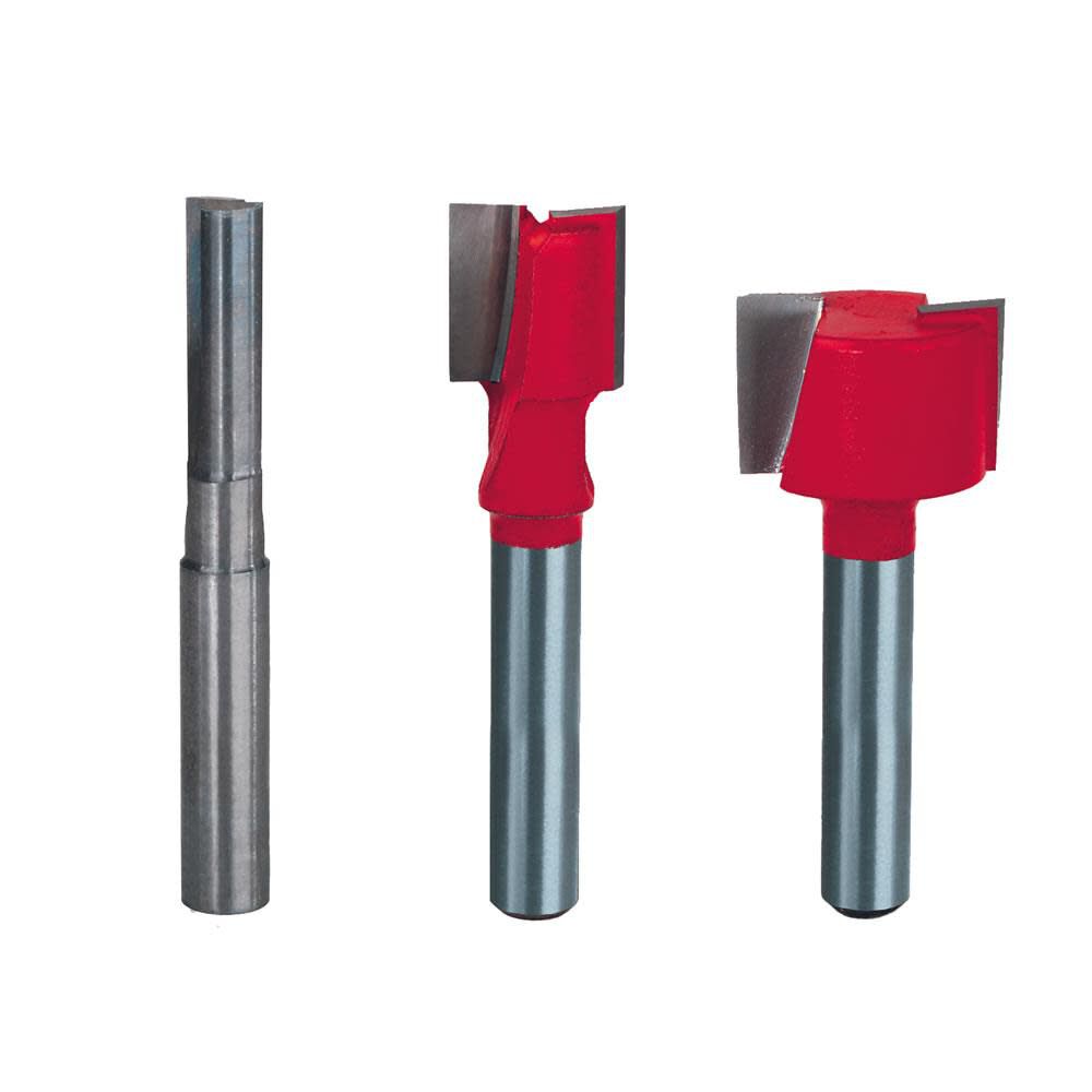 3 piece Undersized Plywood Bit Set (1/4 In. Shank) 89-660