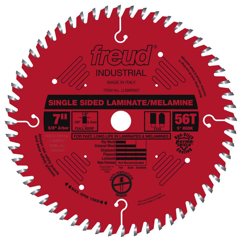 7in Single Sided Laminate/Melamine Blade with Perma-SHIELD Coating LU98R007