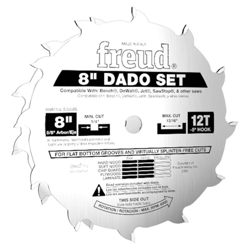 8 In. x 12T Pro Dado Set SD208S