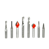 8 Piece CNC Router Bit General Purpose Set 87-208