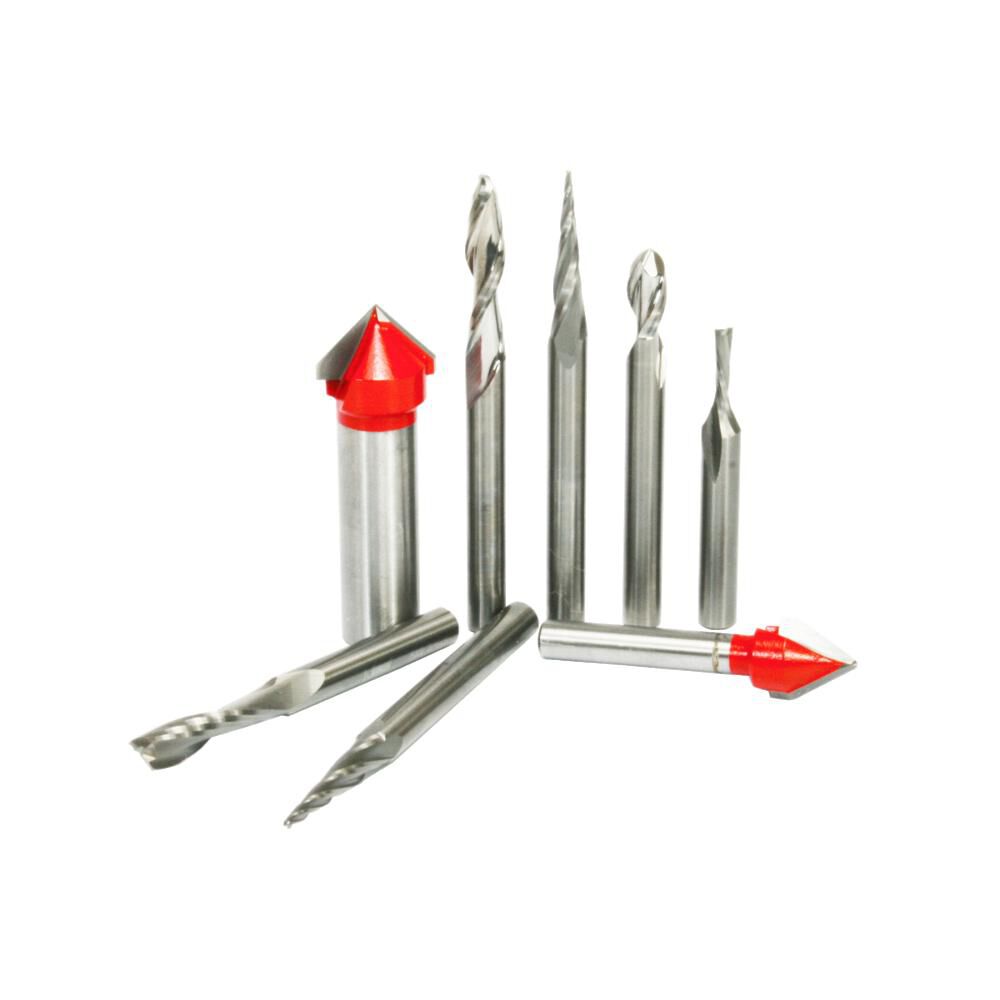 8 Piece CNC Router Bit Signmaking Set 87-108