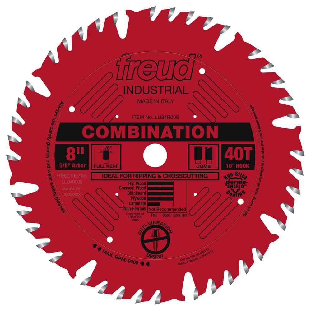 8in Combination Blade with Perma-SHIELD Coating LU84R008