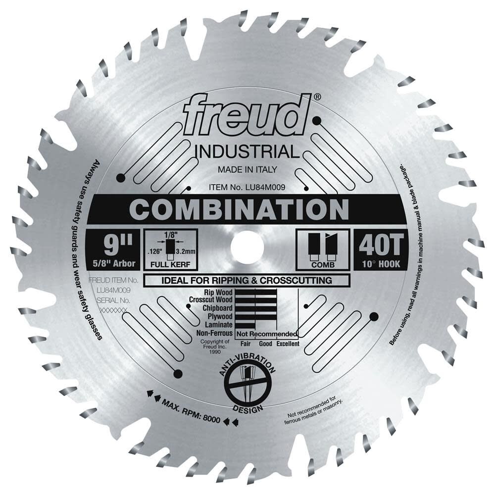 9in Combination Blade LU84M009