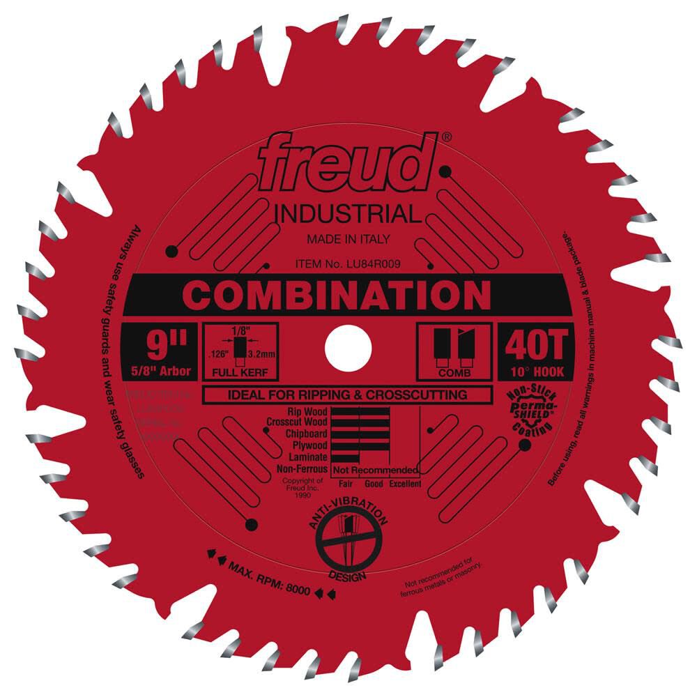 9in Combination Blade with Perma-SHIELD Coating LU84R009