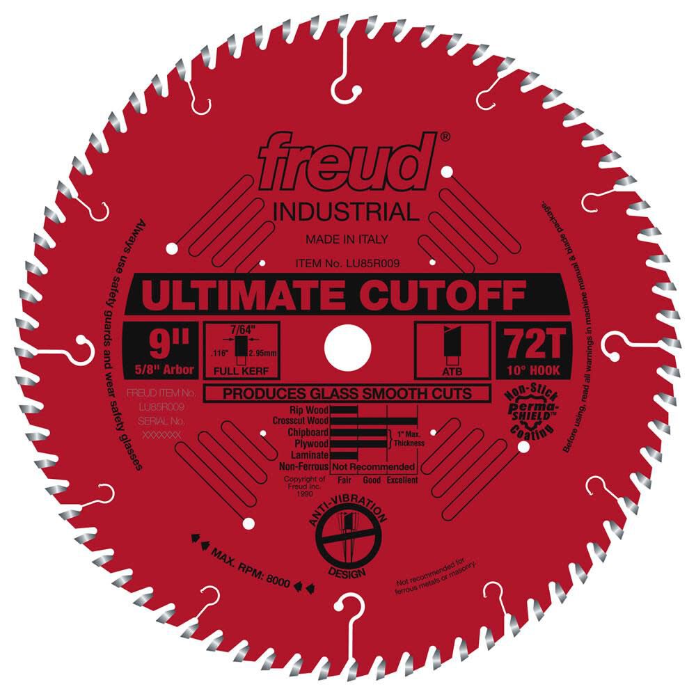 9in Ultimate Cut-Off Blade with Perma-SHIELD Coating LU85R009