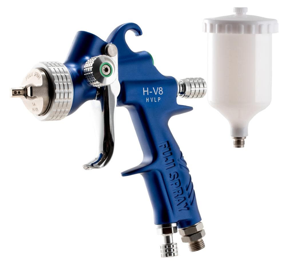 H-V8 Spray Gun - 1.4mm - 600cc Nylon Cup 6863G-H-V8-N