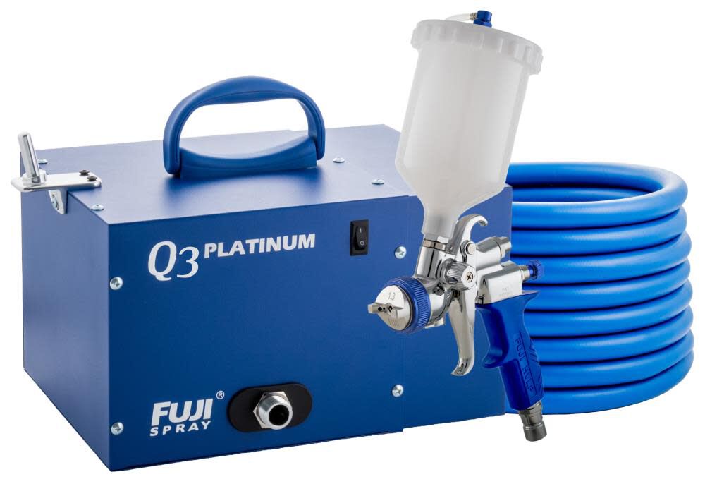 Q3 PLATINUM - T75G Gravity Quiet HVLP Spray System 2893-T75G