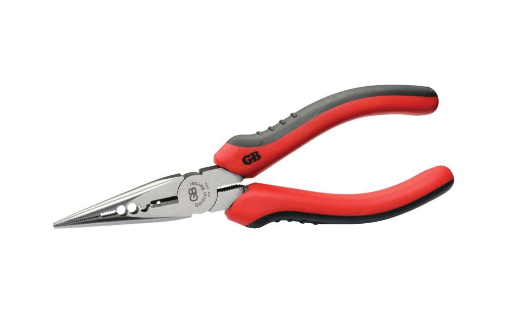 Multi-Function Long Nose Pliers with Cutter and Crimper 1/Cd GS-385