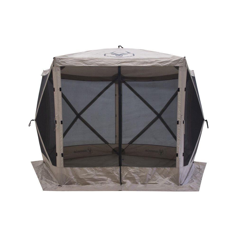 G5 Gazebo 5 Sided Portable 115in x 106in Desert Sand GG501DS