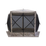 G5 Gazebo 5 Sided Portable 115in x 106in Desert Sand GG501DS