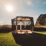 G5 Gazebo 5 Sided Portable 115in x 106in Desert Sand GG501DS