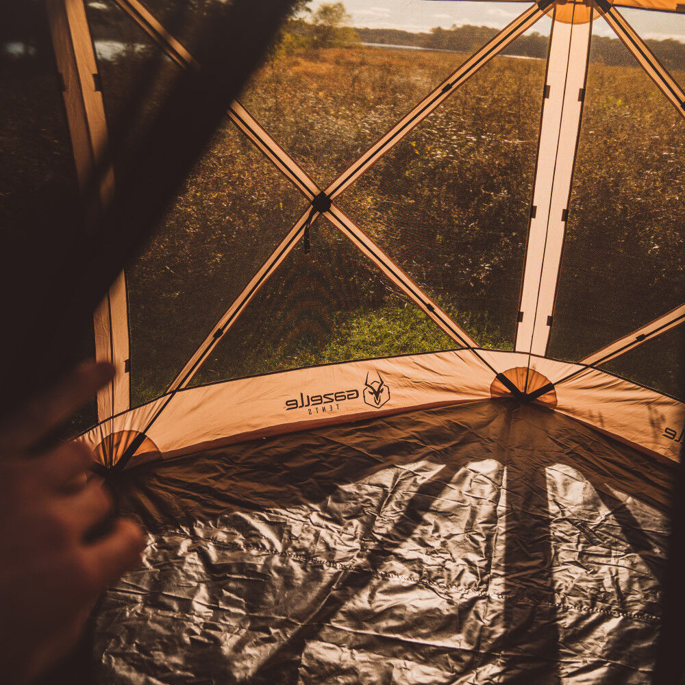 G5 Gazebo 5 Sided Portable 115in x 106in Desert Sand GG501DS