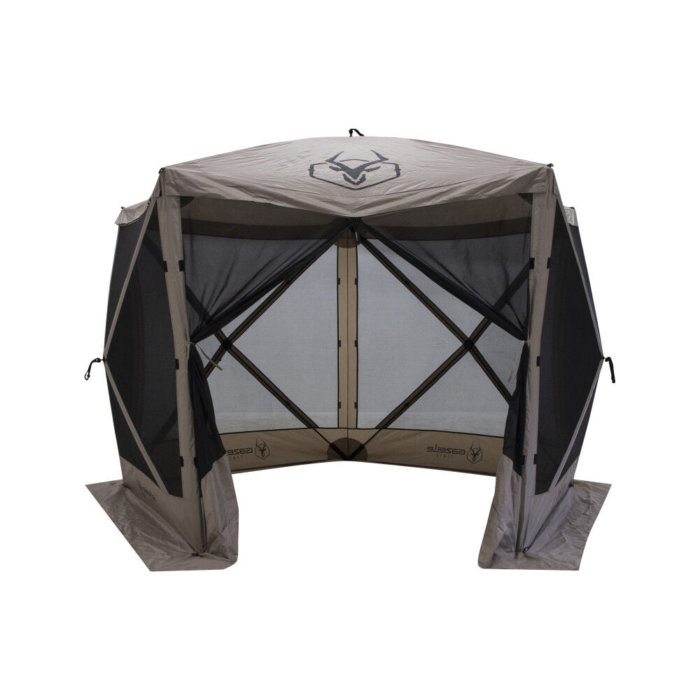 G5 Gazebo 5 Sided Portable 115in x 106in Desert Sand GG501DS