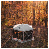 G6 Gazebo 6 Sided 124 X 124in Portable Desert Sand GG601DS