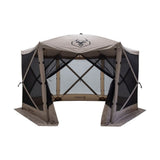 G6 Gazebo 6 Sided 124 X 124in Portable Desert Sand GG601DS