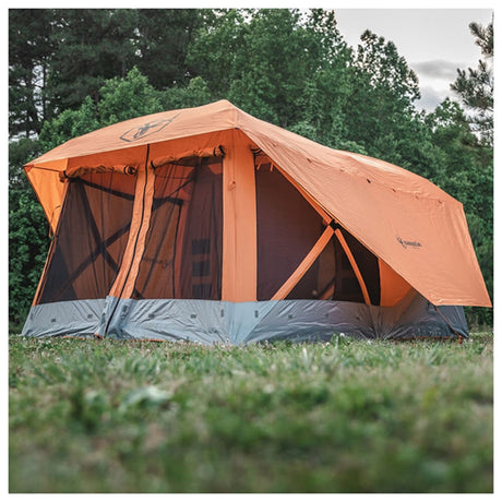 T4 Plus 8 Person with Screen Room Camping Tent Sunset Orange GT450SS