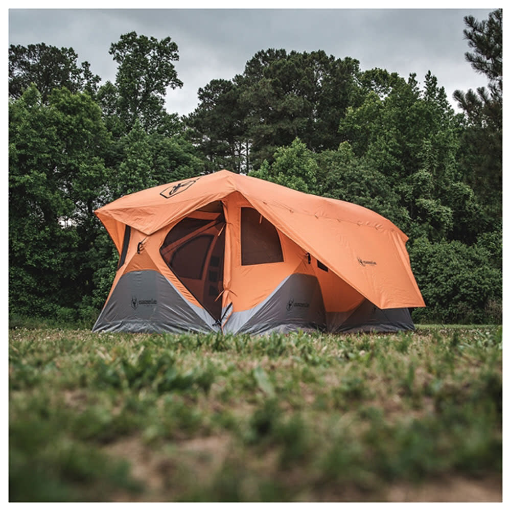 T8 Hub 8 Person Camping Tent Sunset Orange GT800SS