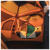 T8 Hub 8 Person Camping Tent Sunset Orange GT800SS