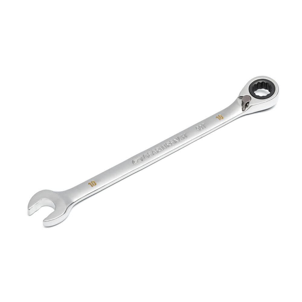 10mm 90-Tooth 12 Point Reversible Ratcheting Wrench 86610