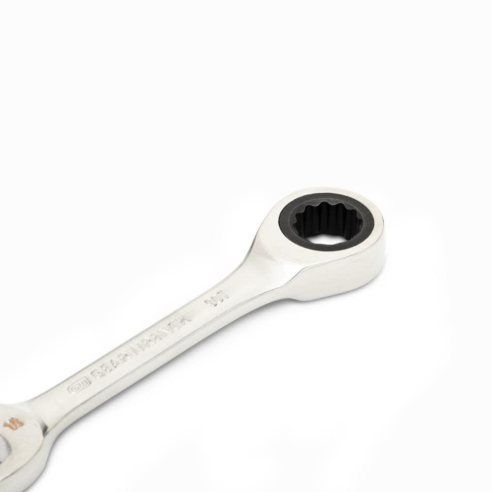 10mm 90-Tooth 12 Point Stubby Combination Ratcheting Wrench 86840