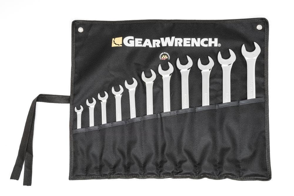 11 Pc. 12 Point Long Pattern Combination Wrench Set SAE 81934