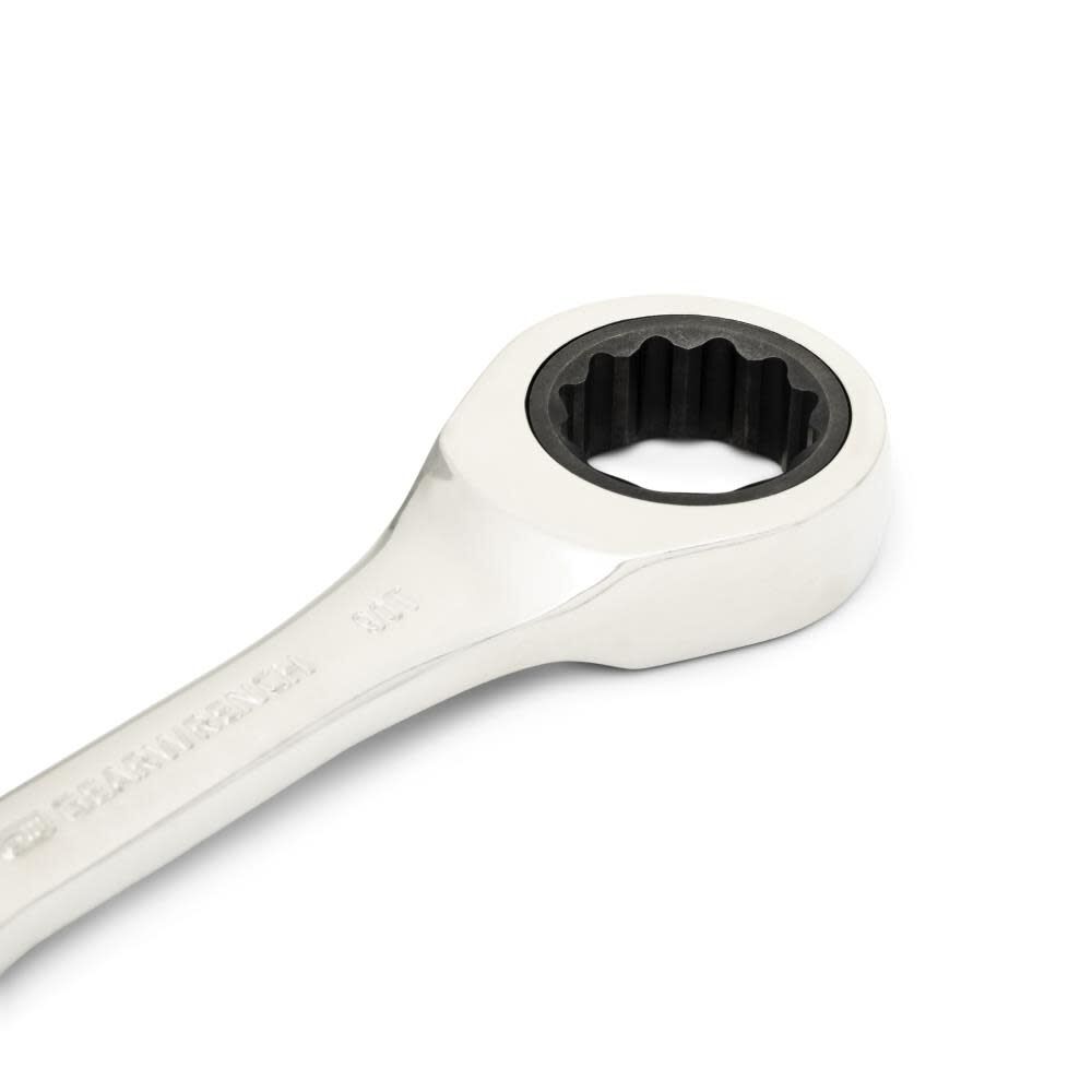 11/16 Inch 90-Tooth 12 Point Stubby Combination Ratcheting Wrench 86856