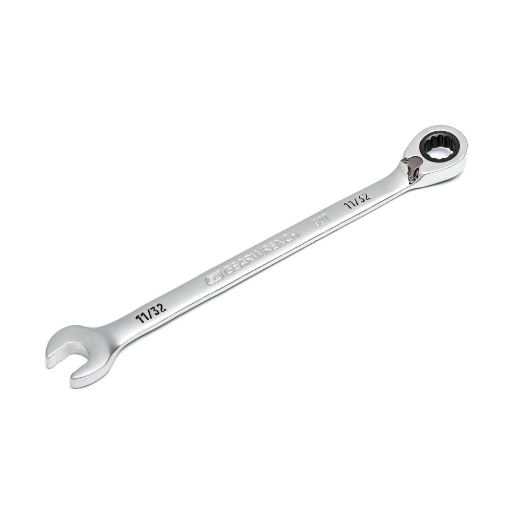 11/32 Inch 90-Tooth 12 Point Reversible Ratcheting Wrench 86642