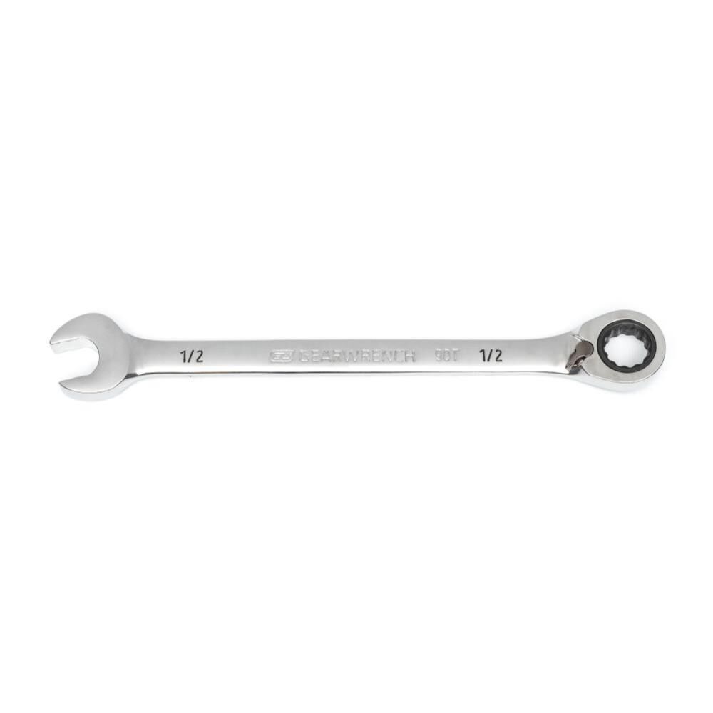 1/2 Inch 90-Tooth 12 Point Reversible Ratcheting Wrench 86645