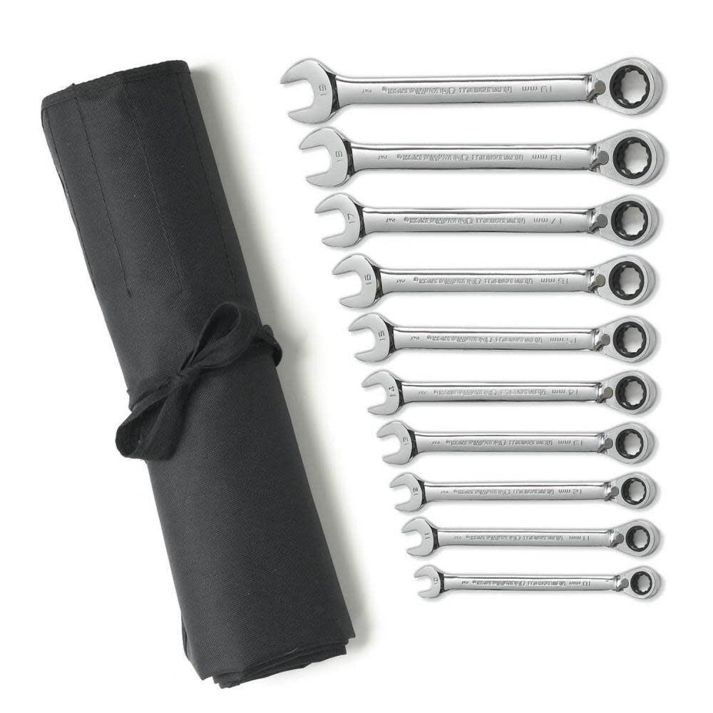 12 Point Combination Metric Wrench 10pc 9601RN