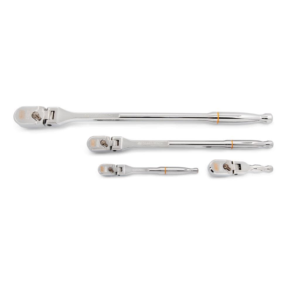 120XP Full Polish Flex Handle Teardrop Ratchet Set 4pc 81230XP