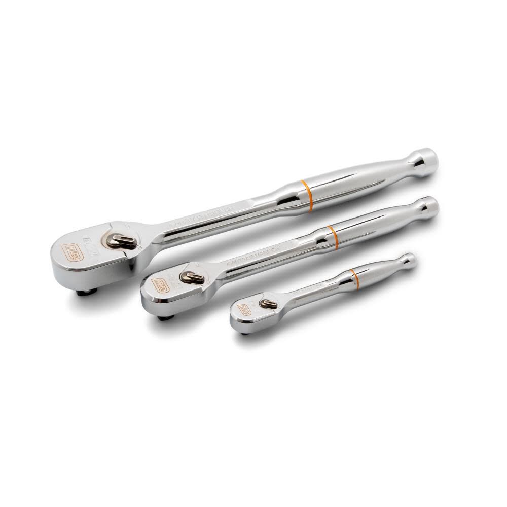 120XP Full Polish Teardrop Ratchet Set 3pc 81206XP