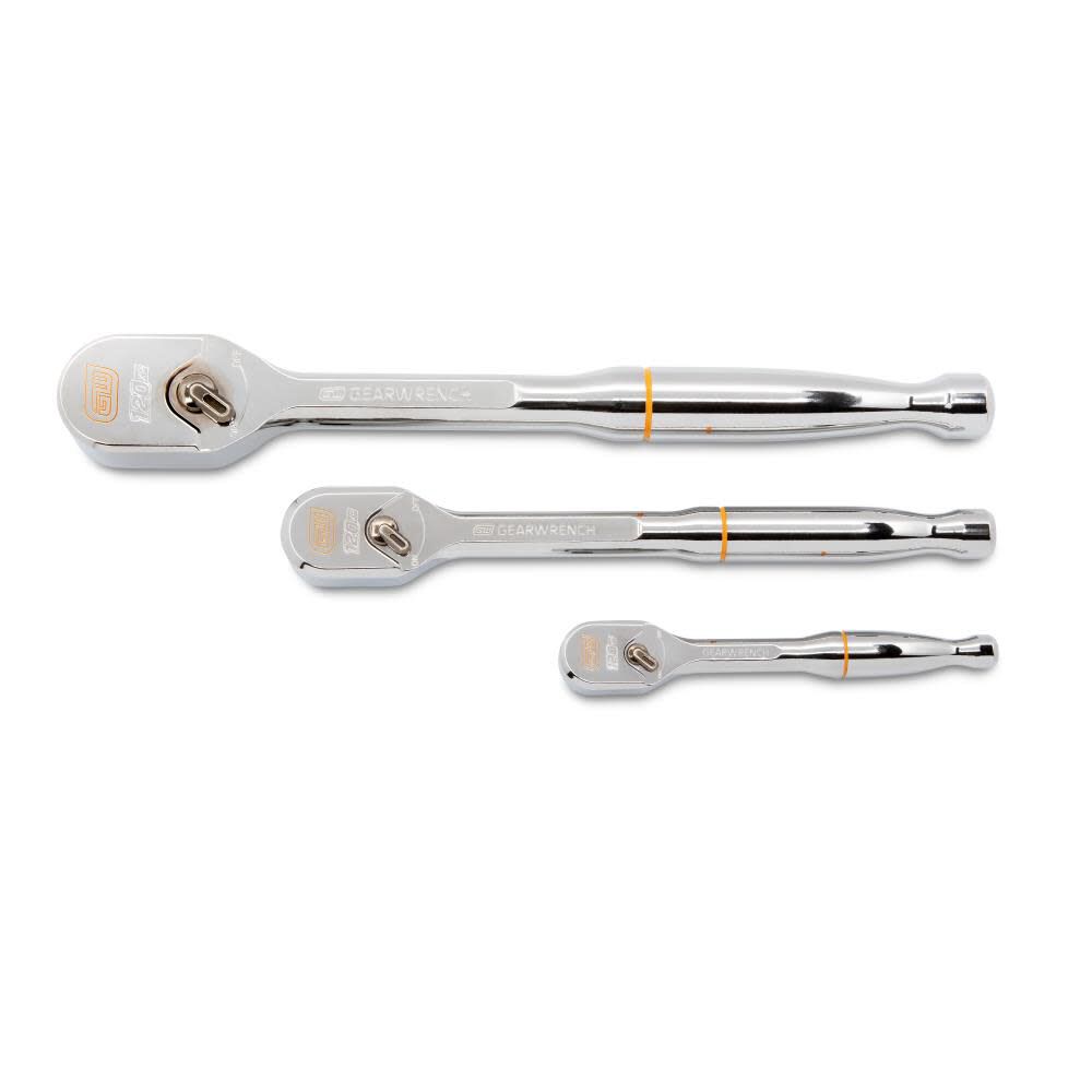 120XP Full Polish Teardrop Ratchet Set 3pc 81206XP