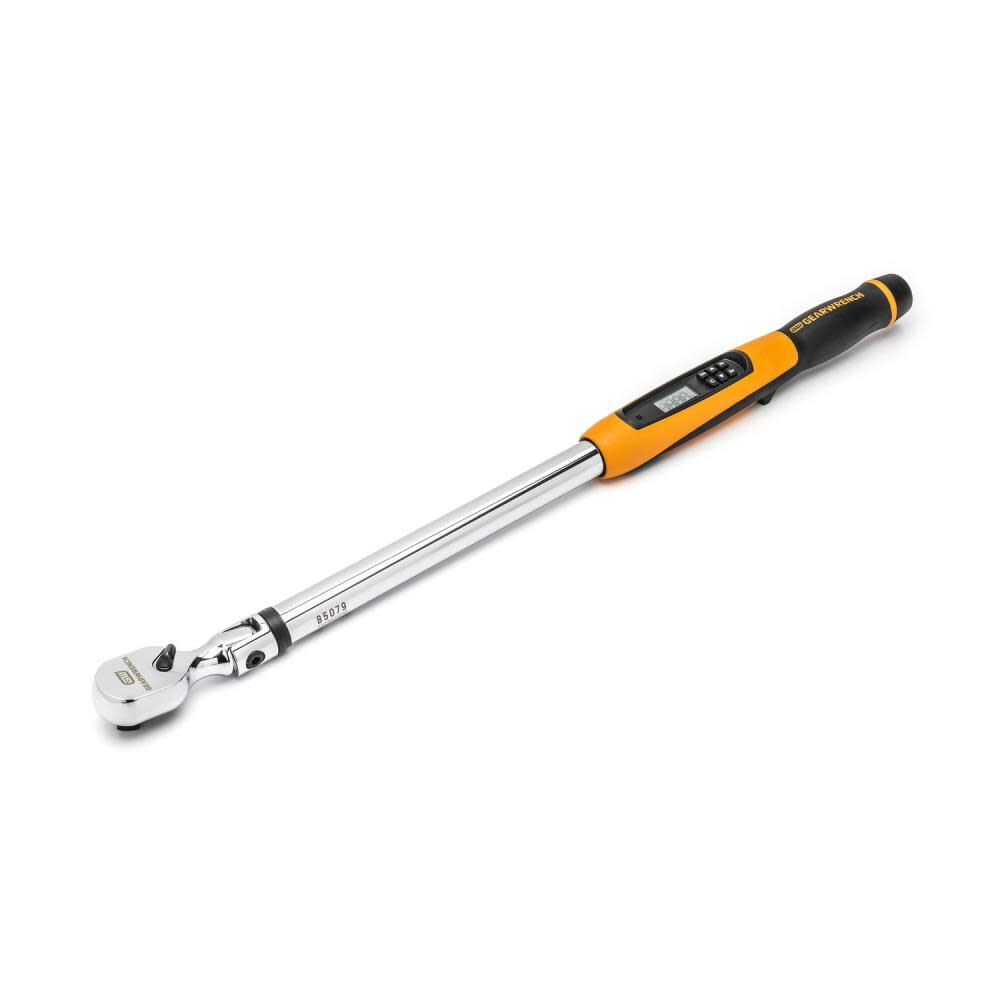 1/2in Flex Head Electronic Torque Wrench with Angle 25-250 ft/Lbs 85079