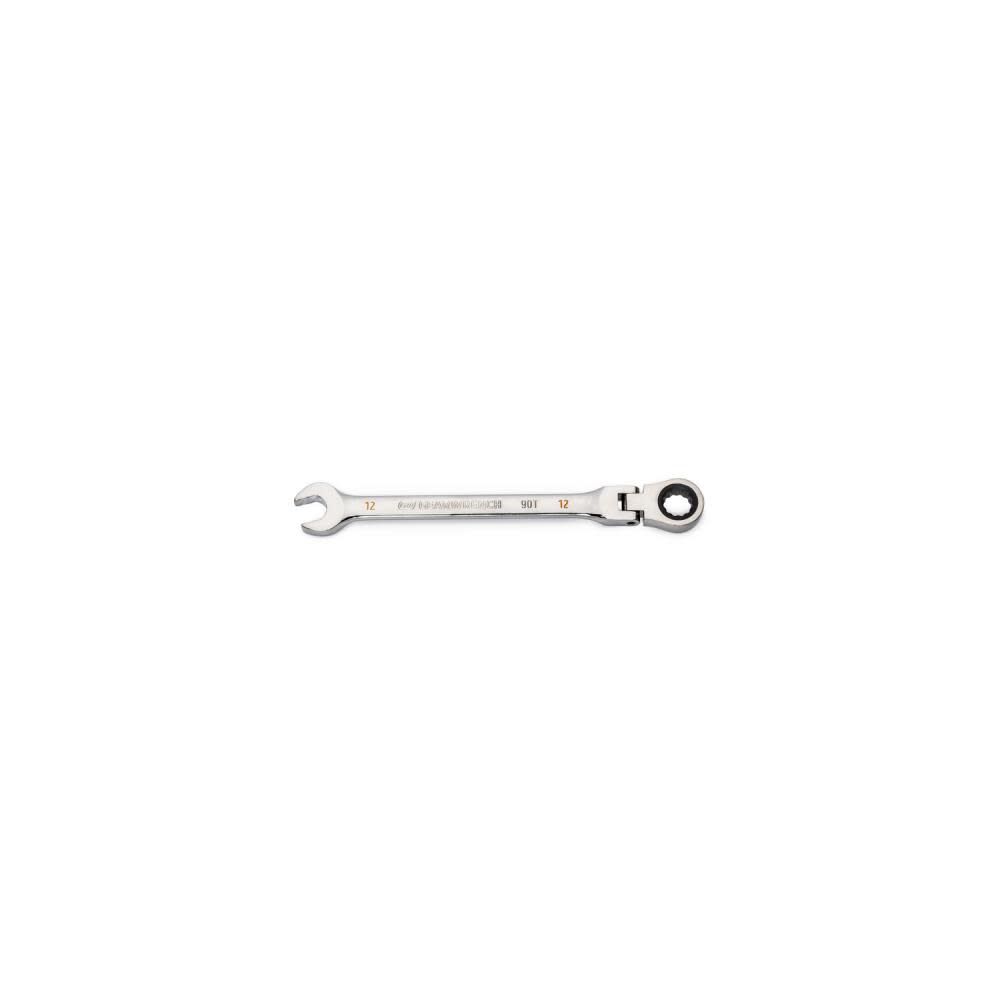 12mm 90T 12 Point Flex Head Ratcheting Combination Wrench 86712