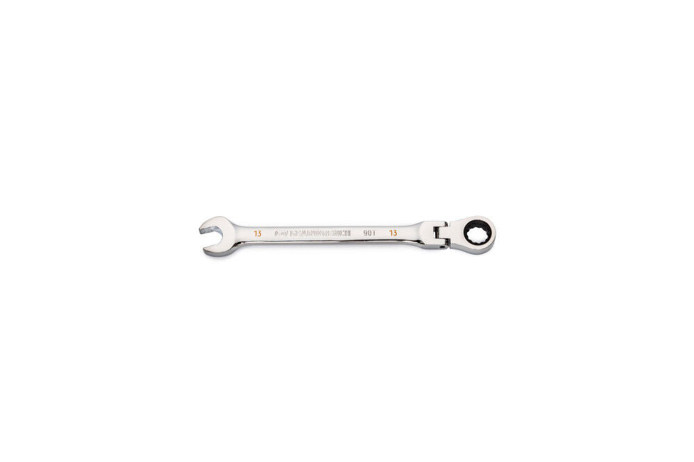 13mm 90T 12 Point Flex Head Ratcheting Combination Wrench 86713