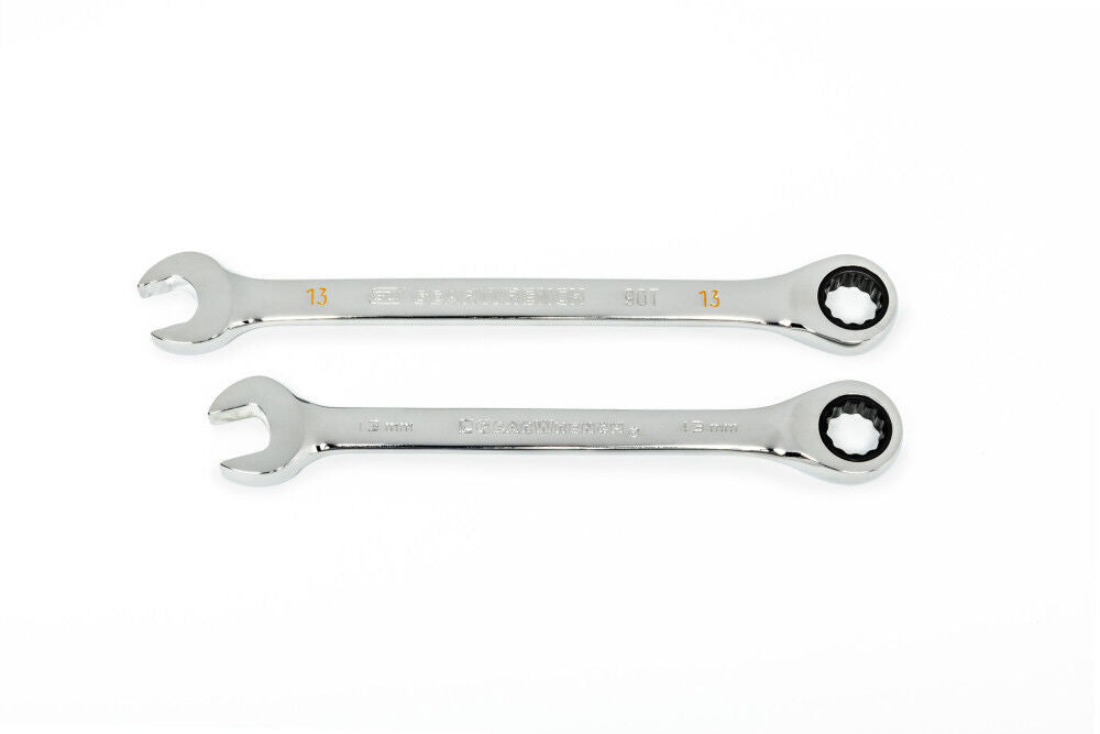 13mm 90T 12 Point Ratcheting Combination Wrench 86913