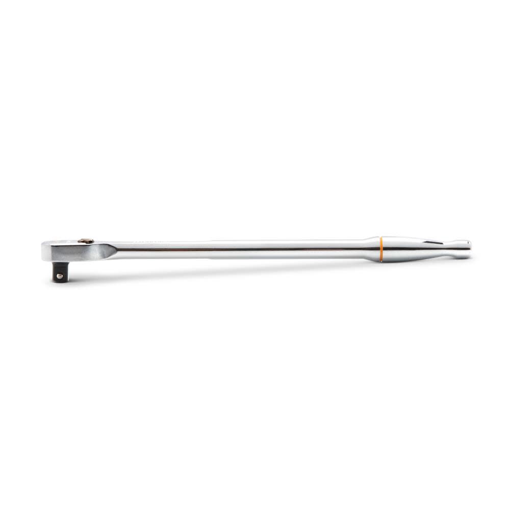 1/4 Inch Drive 120XP Full Polish Chrome Extra Long Handle Teardrop Ratchet 81034XP