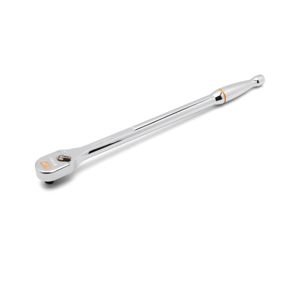 1/4 Inch Drive 120XP Full Polish Chrome Extra Long Handle Teardrop Ratchet 81034XP