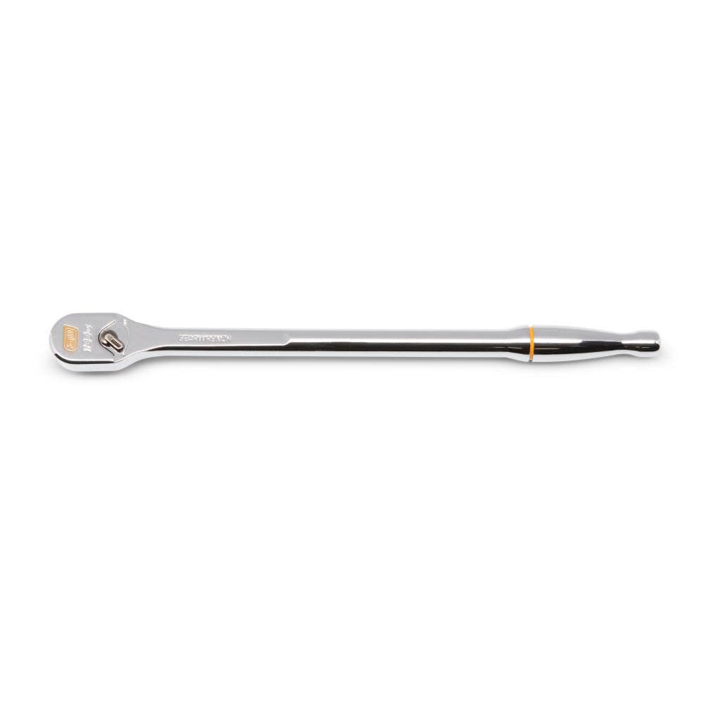 1/4 Inch Drive 120XP Full Polish Chrome Extra Long Handle Teardrop Ratchet 81034XP