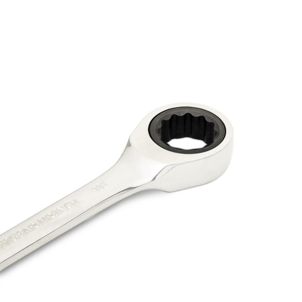 14mm 90-Tooth 12 Point Stubby Combination Ratcheting Wrench 86844