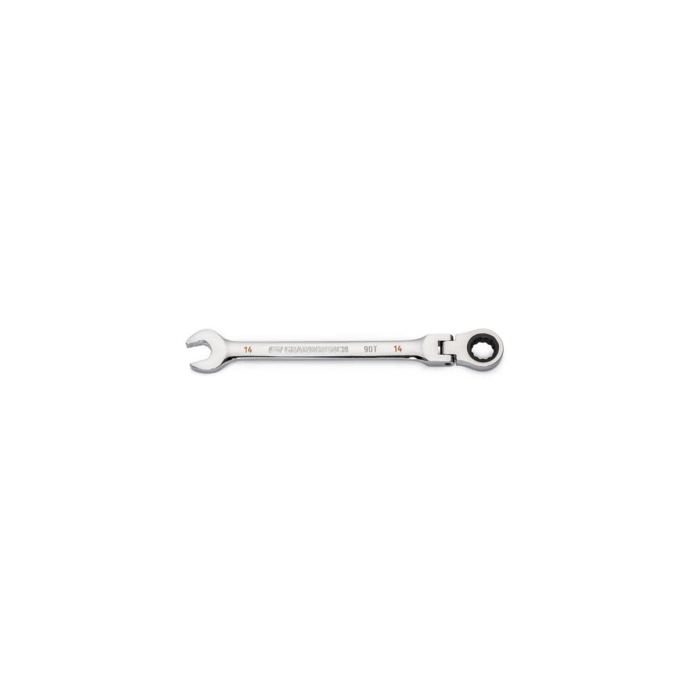 14mm 90T 12 Point Flex Head Ratcheting Combination Wrench 86714