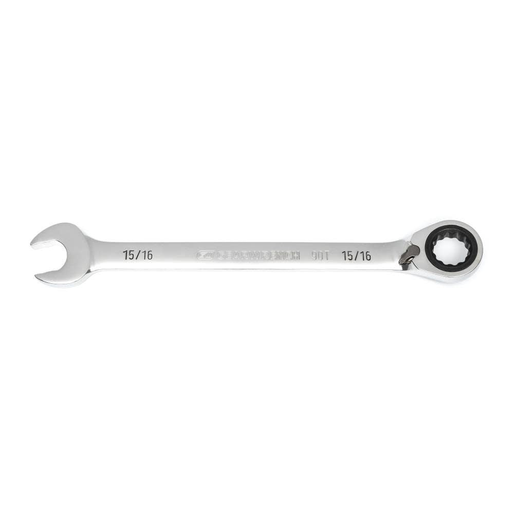 15/16 Inch 90-Tooth 12 Point Reversible Ratcheting Wrench 86652