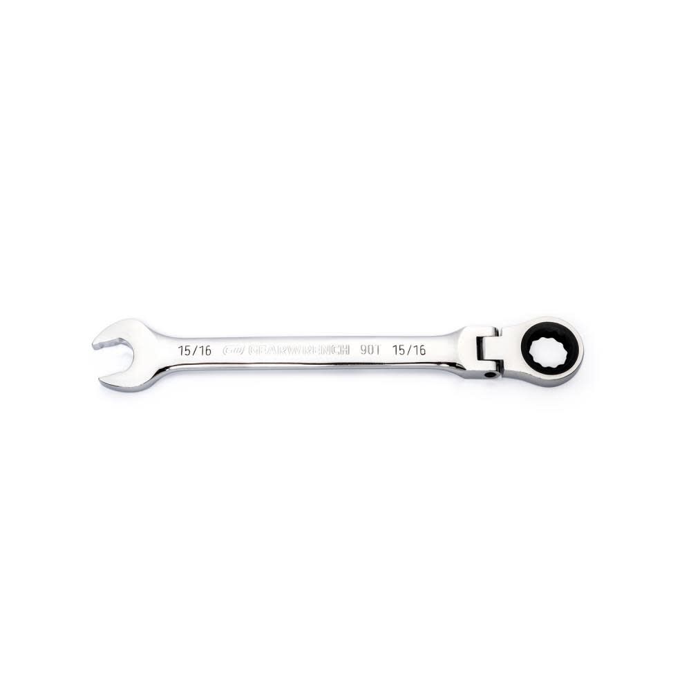 15/16in 90T 12 Point Flex Head Ratcheting Combination Wrench 86752