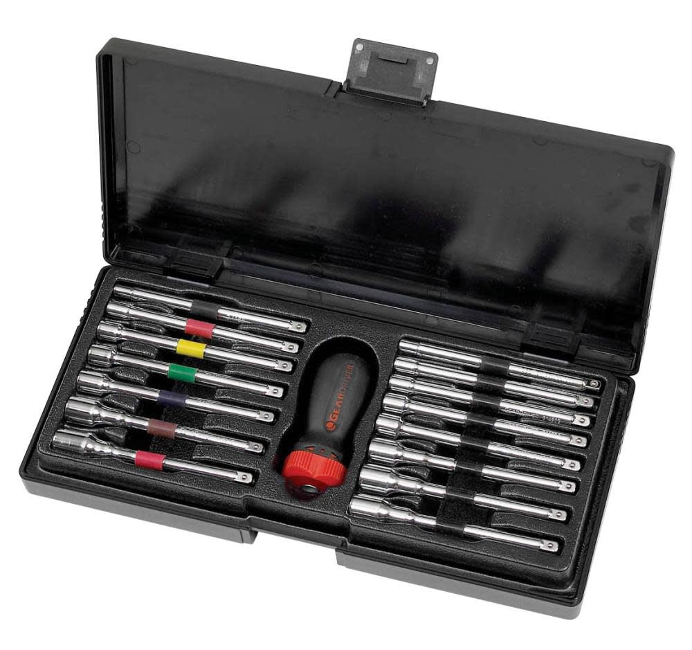 16 Pc Ratcheting Nut Driver Set 8916D