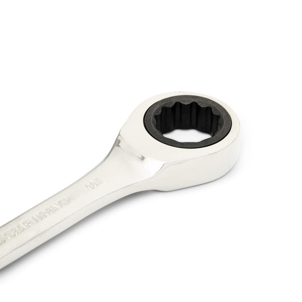 16mm 90-Tooth 12 Point Stubby Combination Ratcheting Wrench 86846