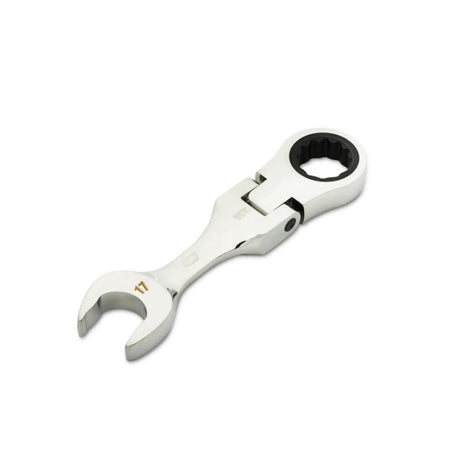 17mm 90-Tooth 12 Point Stubby Flex Combination Ratcheting Wrench 86867